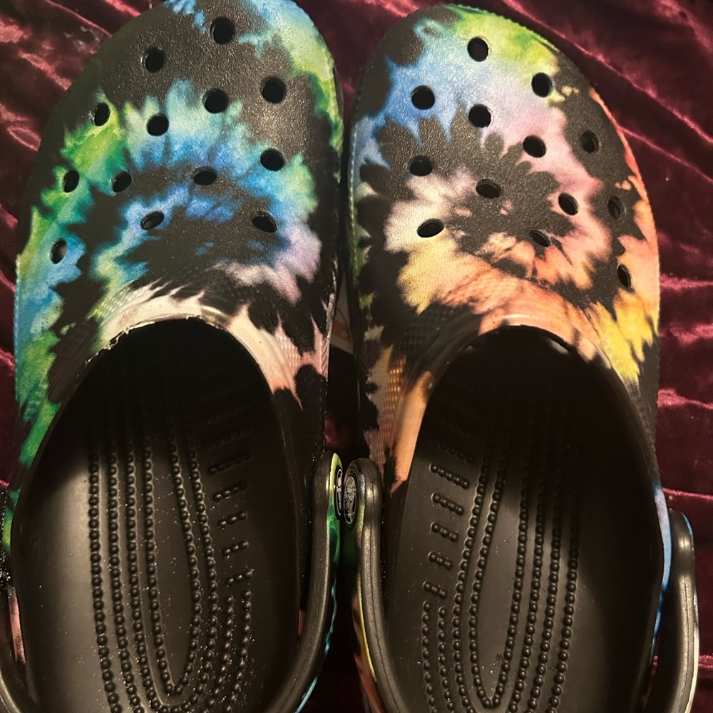 Tie Dye Crocs